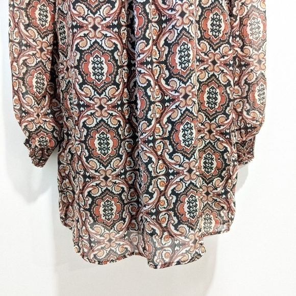 2/$20 Pepe Jeans flowy pattern dress XS - Picture 3 of 9